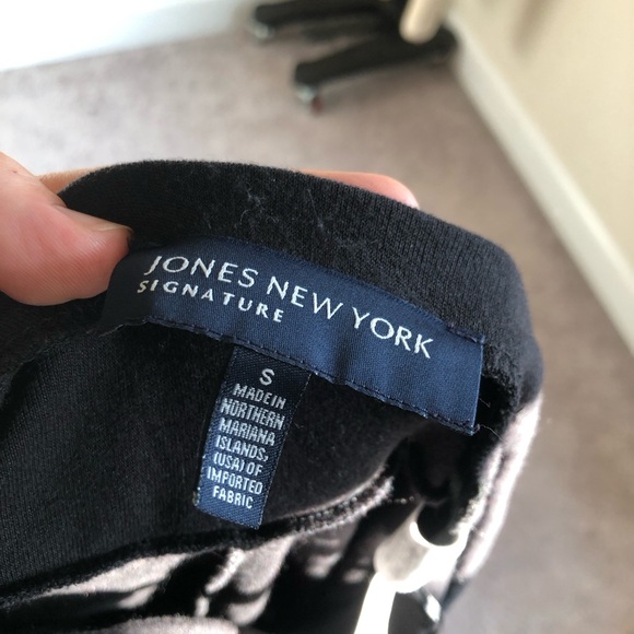 Women's Black Long Skirt with elastic waistband - Picture 4 of 4